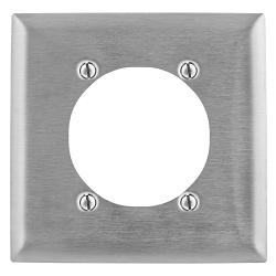 Hubbell SS716 Receptacle Wallplate