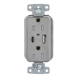 Hubbell USB15ACPDGY Usb15Acpdgy
