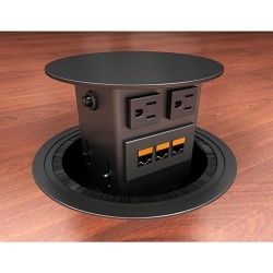 Hubbell WSBG43USV Elite Work Surface Box