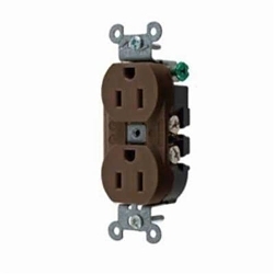 Hubbell 5252AB Wiring Device-Kellems Hubbell-PRO Straight Blade Receptacle