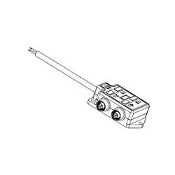 Woodhead 1201150046 Brad Micro-Change Molded Junction Box