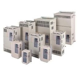 Yaskawa CIMR-PU2A0069FAA P1000 AC Drive, 200 to 240 VAC, 69 A, 25 hp, 8.66 in W 7.76 in D