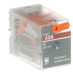 ABB 1SVR405613R3000 CR-M Miniature Pluggable Interface Relay, 4CO-SPDT Contact, 230 VAC V Coil