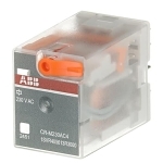 ABB 1SVR405613R3000 CR-M Miniature Pluggable Interface Relay, 4CO-SPDT Contact, 230 VAC V Coil