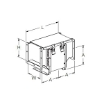 B-Line 66-12LTC Wireway Tee Fitting