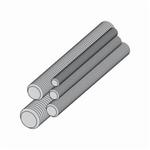 B-Line ATR,1/2X144SS6 Electrical Fittings