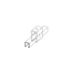 B-Line B350ZNTROLLEYBMJOINT Trolley Beam Joint Support