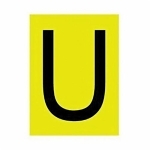 Brady 1534-U Letter Label