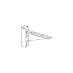 B-Line B180SHRZN Slotted Bracket