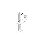 B-Line B358-5ZN U-Support Clevis