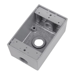 Thomas & Betts DIH3-1-LM-WH Red Dot Weatherproof Box