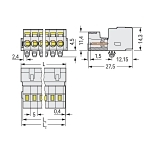 WAGO 721-606/018-000 Electrical Connector Assembly
