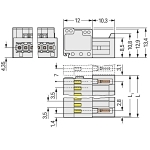 WAGO 734-309 Electrical Connector Assembly