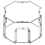 B-Line 22X Wireway Cross