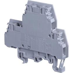 TE Connectivity 1SNA115127R0200 M4/7D21 Screw Clamp Terminal Blocks - Feed-through - Grey