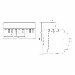 Siemens 3RV1935-1C Feeder Busbar