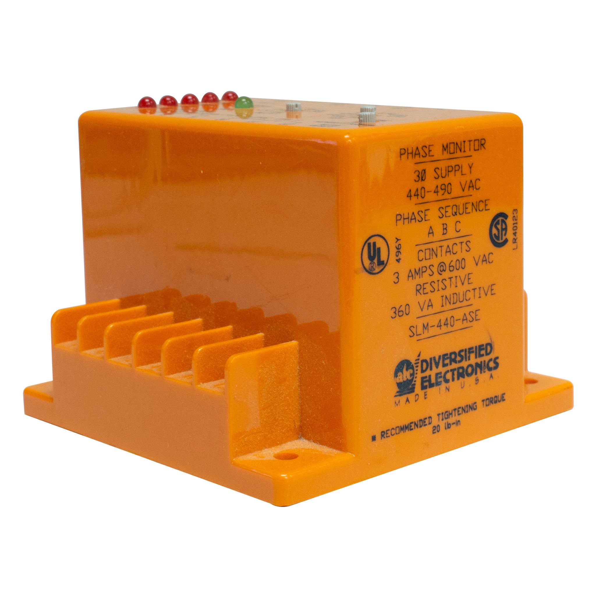 Automatic Timing & Controls SLM-440-ASE SLM Series Microprocessor-based Three-Phase Monitor