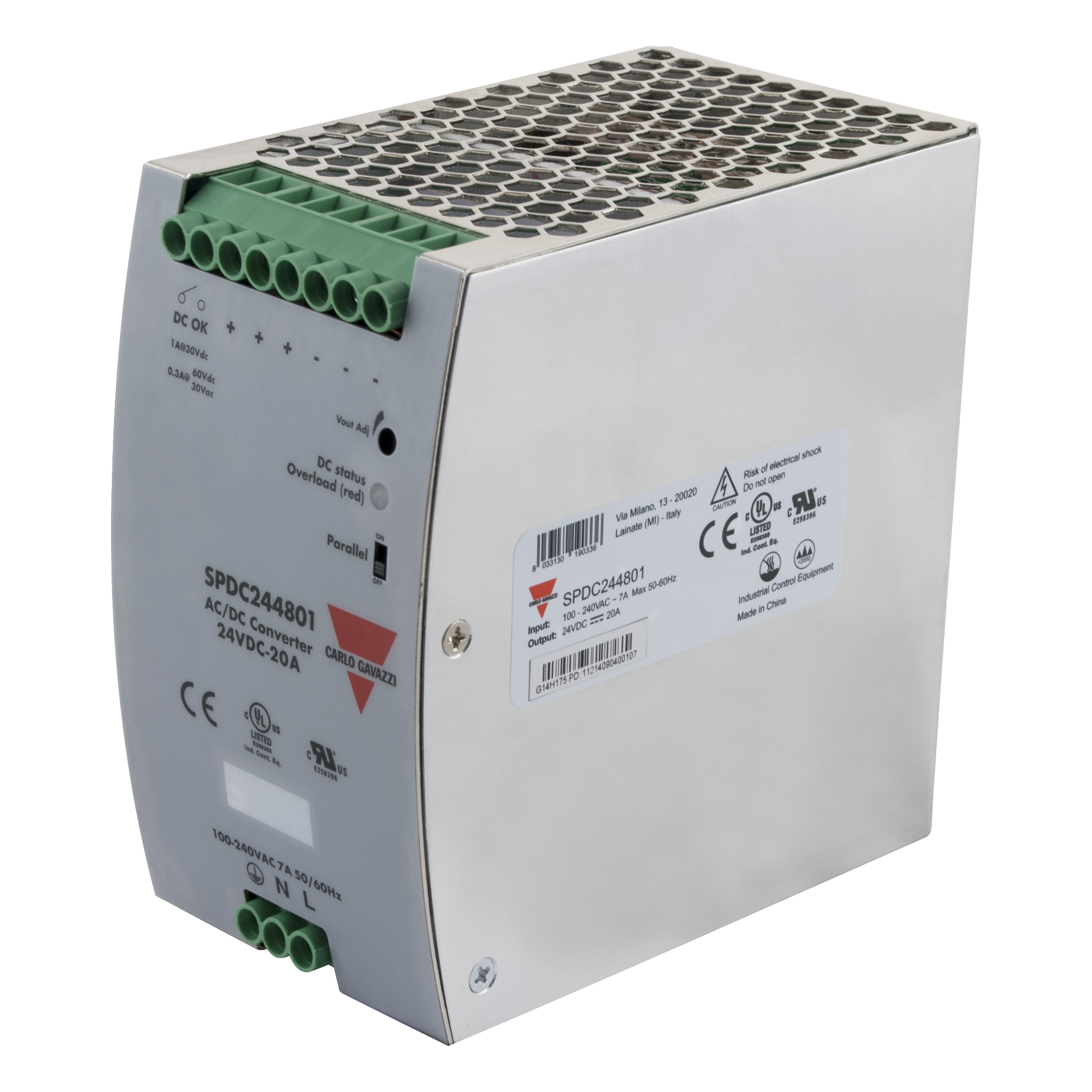 Carlo Gavazzi SPDC484801 Heat Sinks