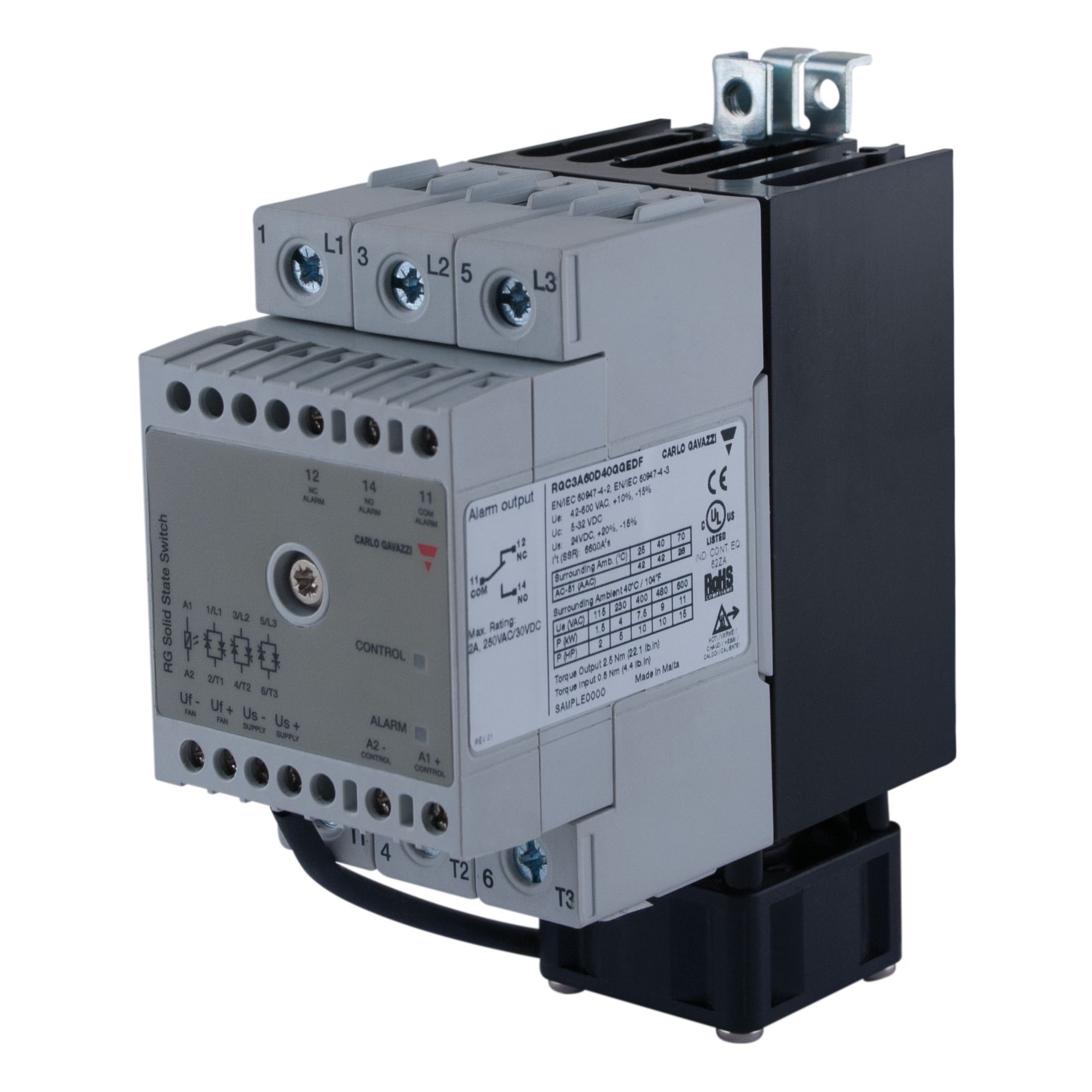 Carlo Gavazzi RGC3A60A40GGEAF Heat Sinks