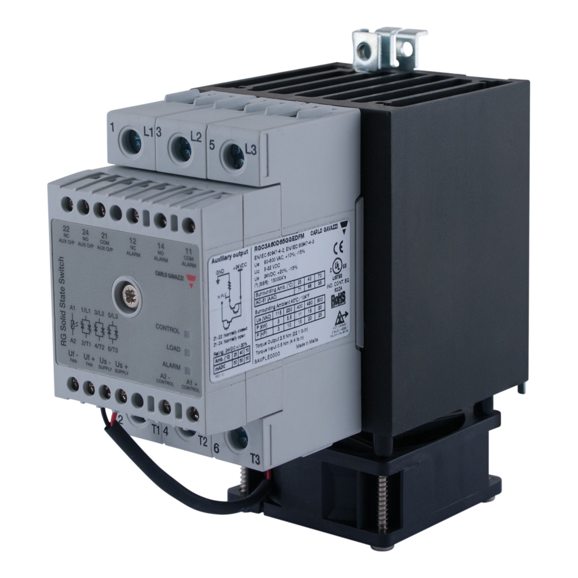 Carlo Gavazzi RGC2A60D75GGEDFM Solid State Relay