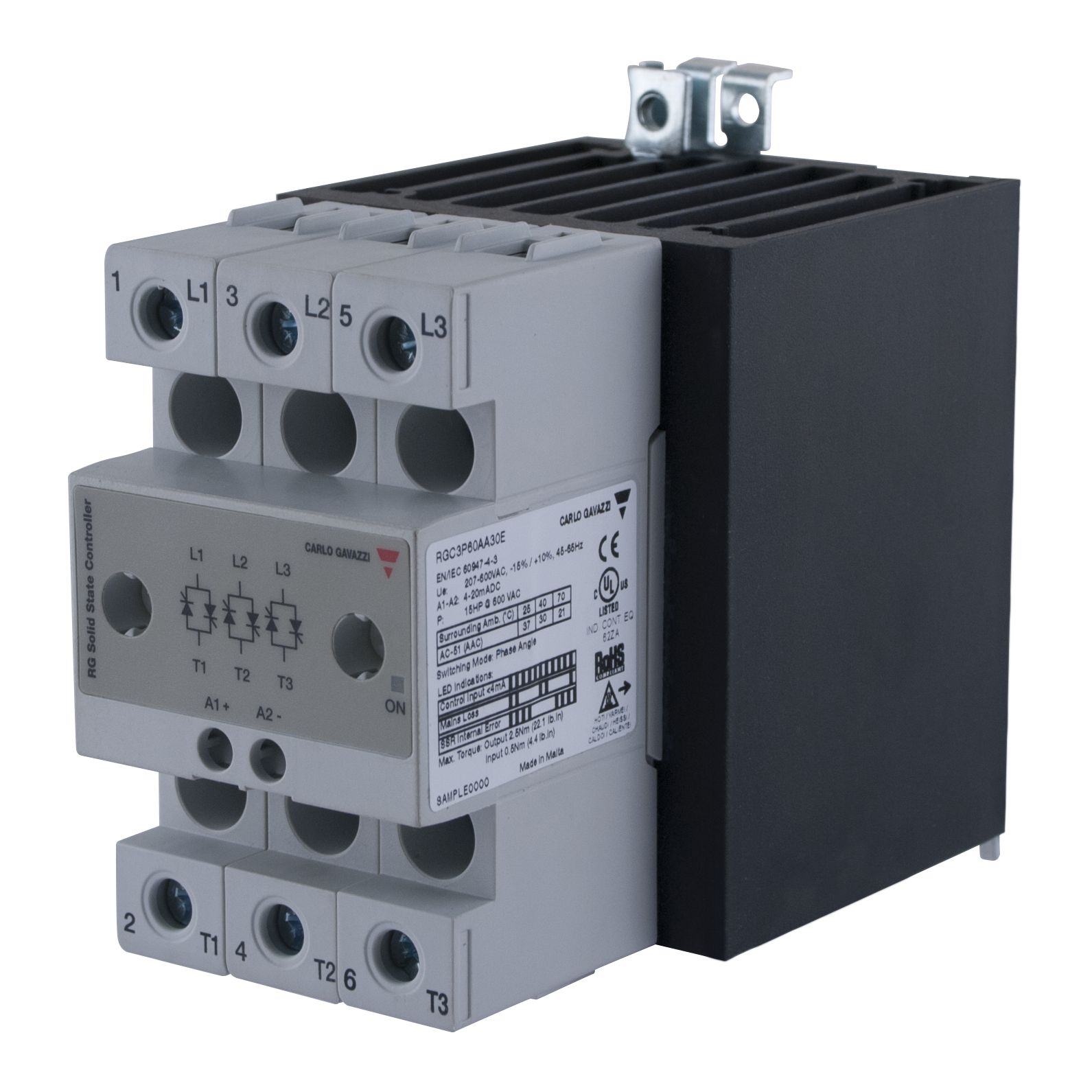 Carlo Gavazzi RGC2P60AA40C1 Solid State Relay