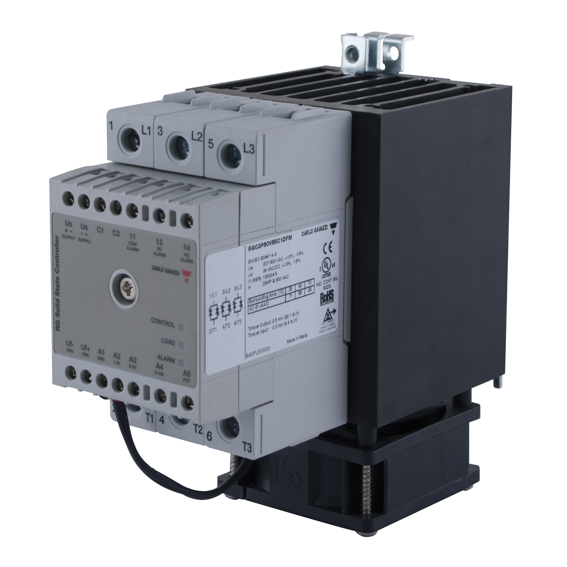 Carlo Gavazzi RGC3P60V65EDFP Solid State Relay