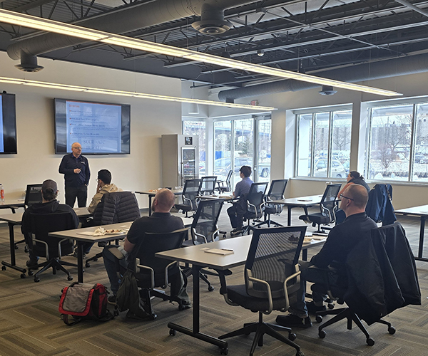 Industrial training seminar in progress