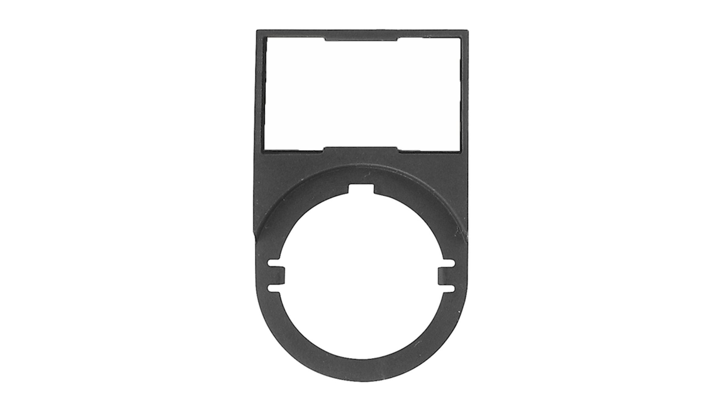 Sprecher & Schuh D7-120 D7 Switch, For Use With Pushbuttons, 22 mm Hole Size, Round Shape, Black/White